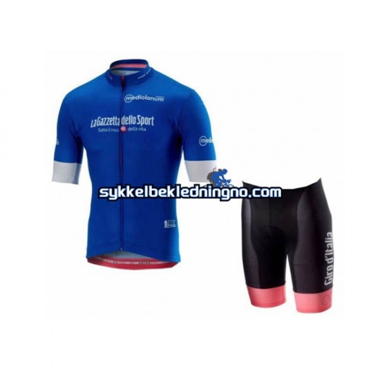 Herre 2018 Giro d Italia sykkeldrakt + sykkelshorts N002