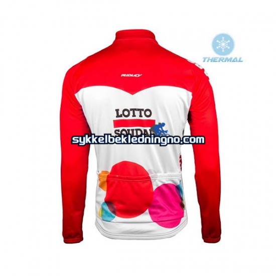 Herre 2018 Lotto Soudal Vinter sykkeldrakt + bib cykeltights N001