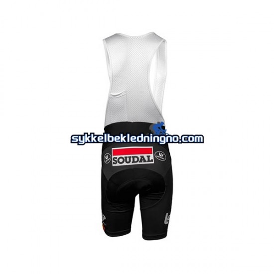 Herre 2018 Lotto Soudal bib sykkelshorts N001