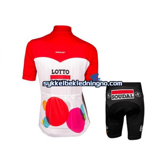 Herre 2018 Lotto Soudal sykkeldrakt + sykkelshorts N001