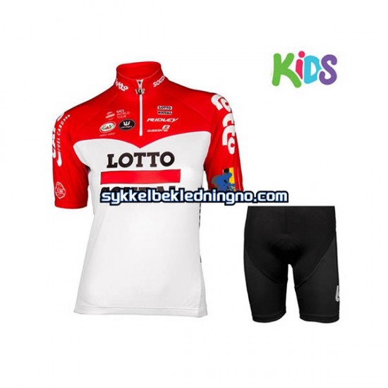 Barn 2018 Lotto Soudal sykkeldrakt + sykkelshorts N001