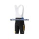 Herre 2018 LottoNL Jumbo bib sykkelshorts N001