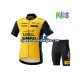 Barn 2018 LottoNL-Jumbo sykkeldrakt + sykkelshorts N001