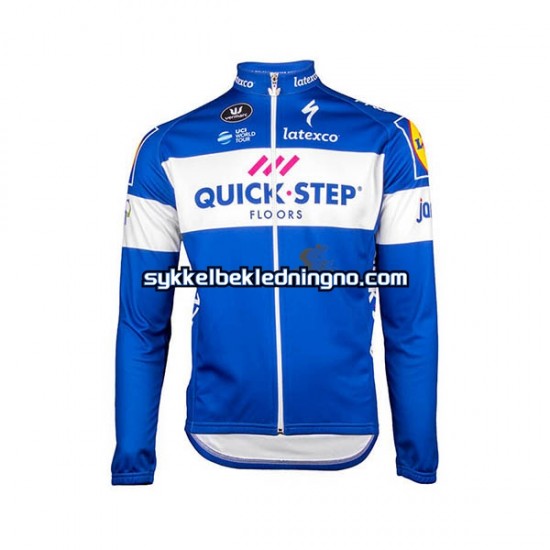 Herre 2018 Quick Step Floors sykkeldrakt Langermet N001