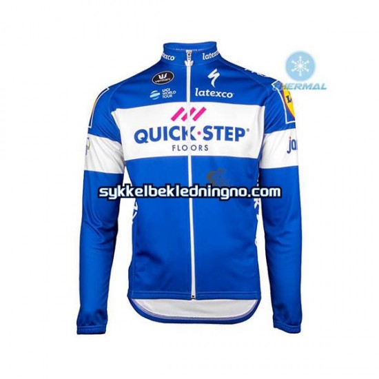 Herre 2018 Quick Step Floors sykkeldrakt vinter N001