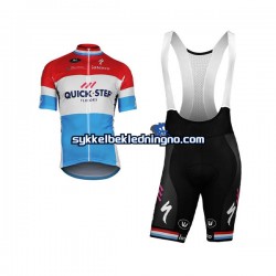 Herre 2018 Quick-Step Floors sykkeldrakt + bib sykkelshorts N003