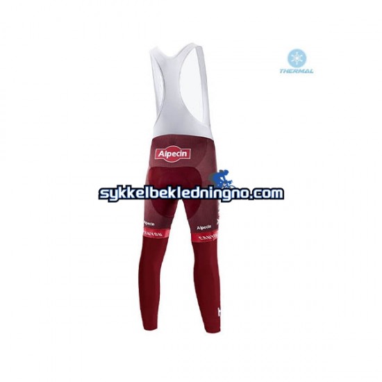 Herre 2018 Team Katusha Alpecin vinter bib cykeltights N001