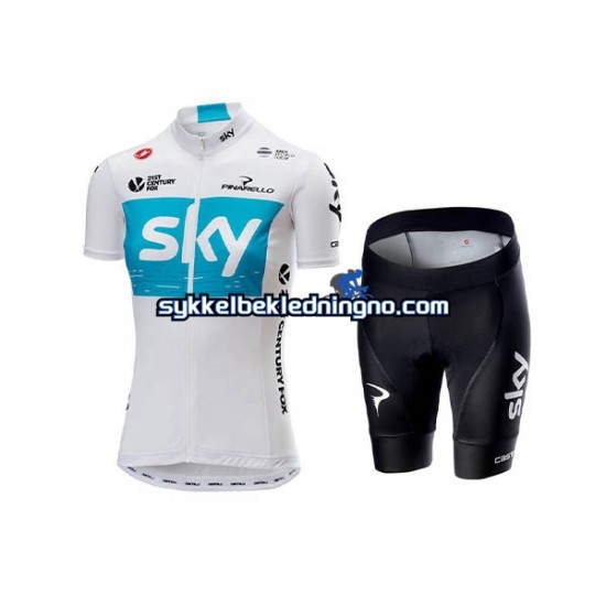 Dame 2018 Team Sky sykkeldrakt + sykkelshorts N001