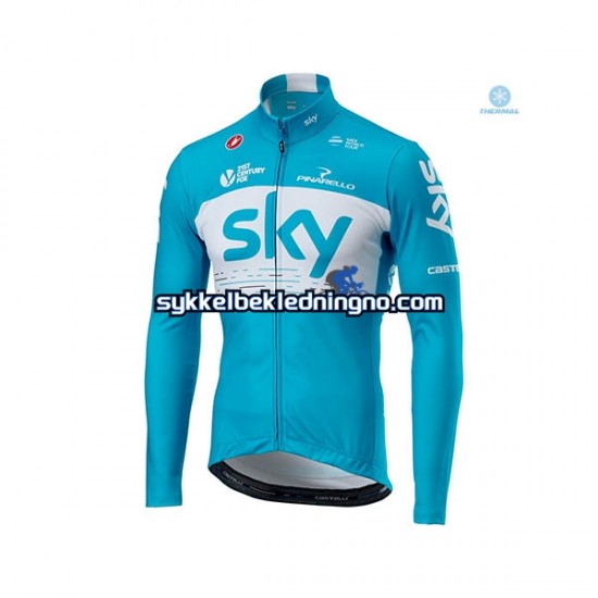 Herre 2018 Team Sky sykkeldrakt vinter N002