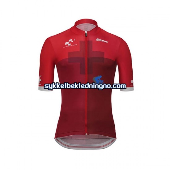 Herre 2018 Tour of Switzerland sykkeldrakt Kortermet N003