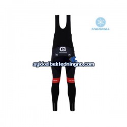 Herre 2018 Trek-Segafredo Vinter sykkeldrakt + bib cykeltights N001