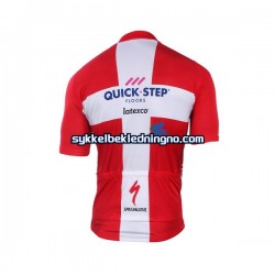 Herre 2018-2019 Quick Step sykkeldrakt Kortermet N001