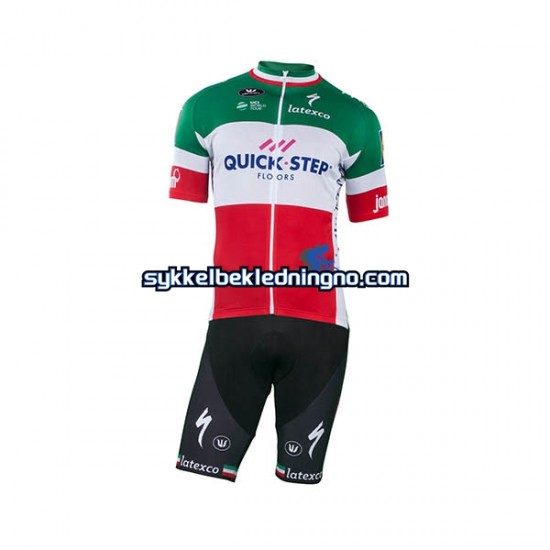 Herre 2018-2019 Quick-Step Floors sykkeldrakt + sykkelshorts N002