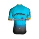 Herre 2019 Astana Pro Team sykkeldrakt + bib sykkelshorts N001