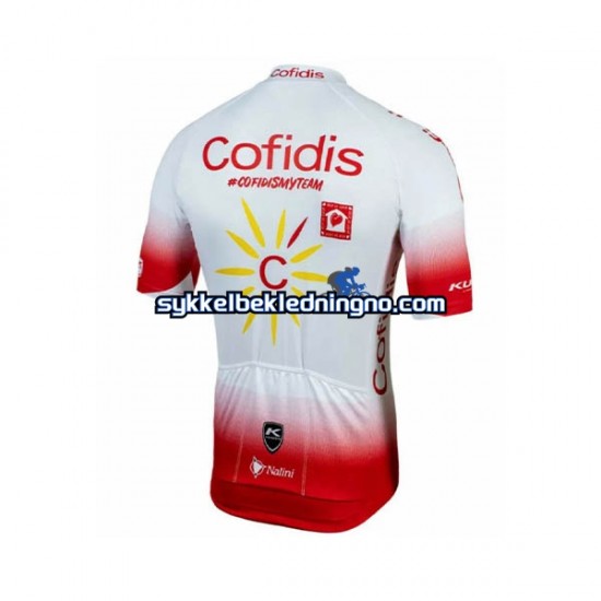 Herre 2019 Cofidis Pro Team sykkeldrakt Kortermet N001