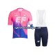 Herre 2019 EF Education First Pro sykkeldrakt + bib sykkelshorts N001