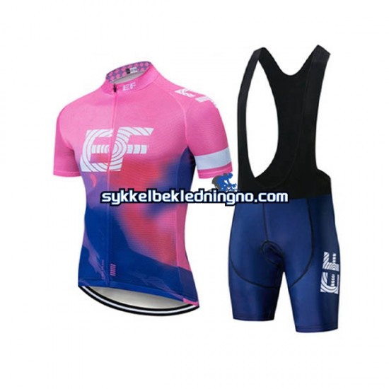 Herre 2019 EF Education First Pro sykkeldrakt + bib sykkelshorts N002