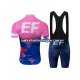 Herre 2019 EF Education First Pro sykkeldrakt + bib sykkelshorts N002