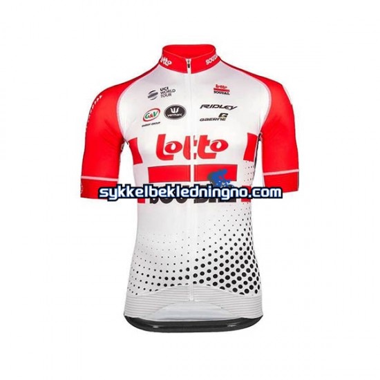 Herre 2019 Lotto Soudal sykkeldrakt + bib sykkelshorts N001