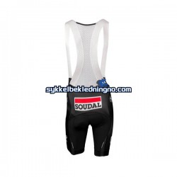Herre 2019 Lotto Soudal sykkeldrakt + bib sykkelshorts N001