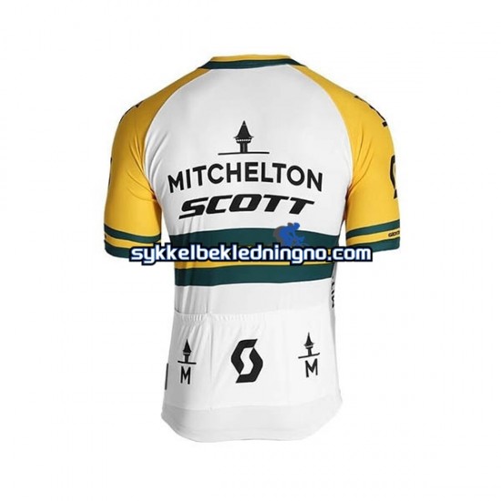 Herre 2019 Mitchelton-Scott sykkeldrakt + bib sykkelshorts N002