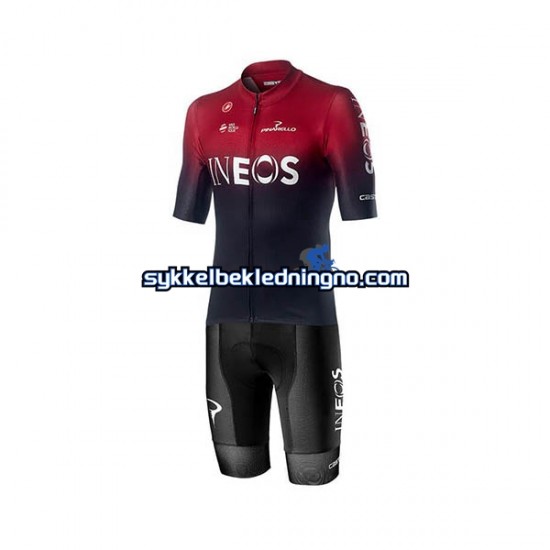 Herre 2019 TEAM INEOS sykkeldrakt + bib sykkelshorts N001