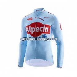 Herre 2019 Team Katusha Alpecin sykkeldrakt Langermet N001