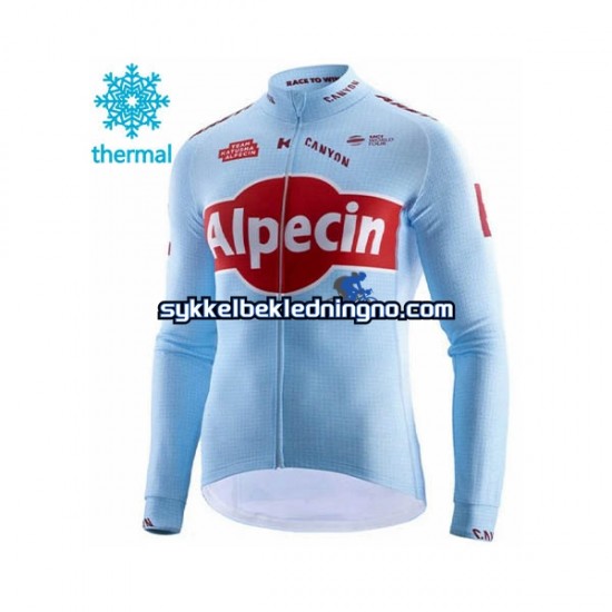 Herre 2019 Team Katusha Alpecin sykkeldrakt vinter N001