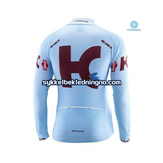 Herre 2019 Team Katusha Alpecin sykkeldrakt vinter N001