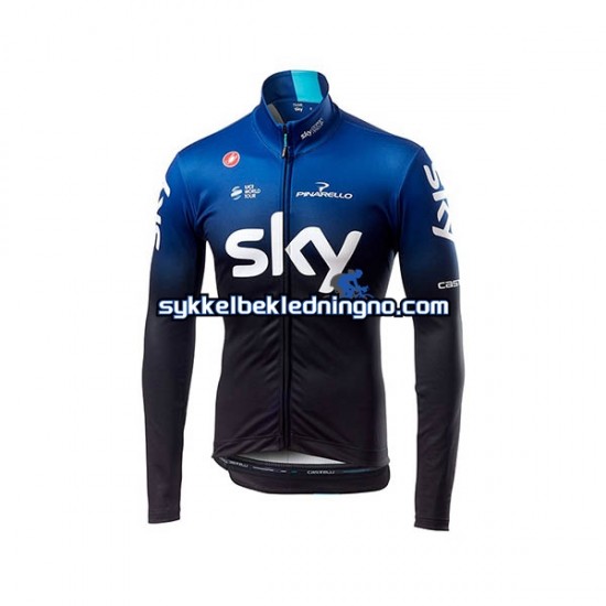 Herre 2019 Team Sky sykkeldrakt Langermet N001