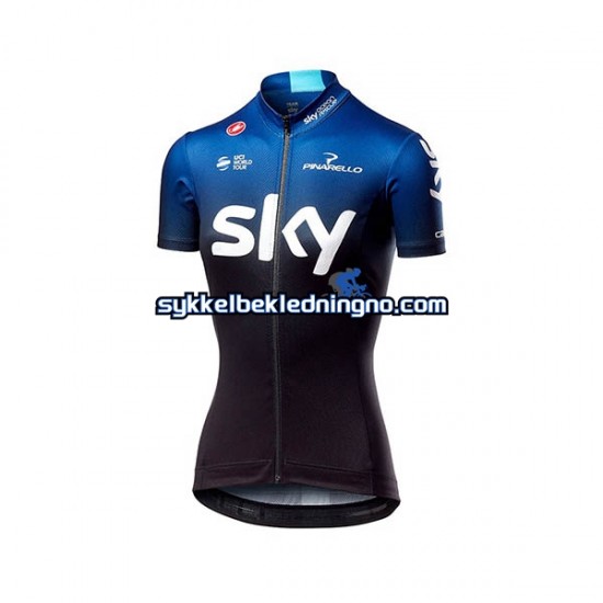 Dame 2019 Team Sky sykkeldrakt Kortermet N001