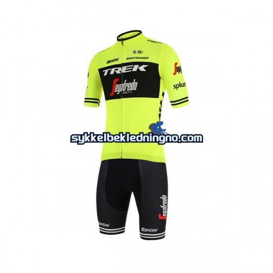 Herre 2019 Trek-Segafredo sykkeldrakt + sykkelshorts N002