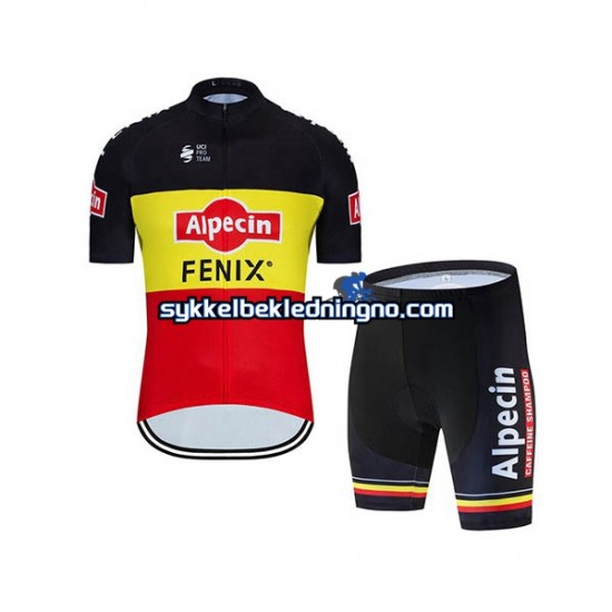 Herre 2020 Alpecin–Fenix sykkeldrakt + sykkelshorts N002