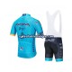 Herre 2020 Astana Pro Team sykkeldrakt + bib sykkelshorts N001