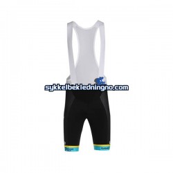 Herre 2020 Astana Pro Team sykkeldrakt + bib sykkelshorts N003
