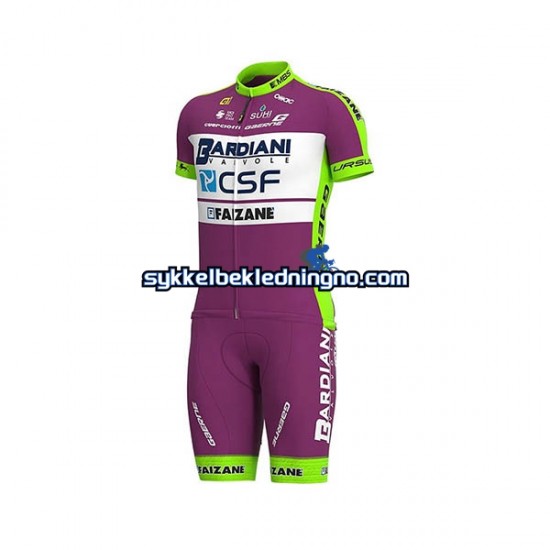 Herre 2020 Bardiani–CSF sykkeldrakt + bib sykkelshorts N001