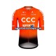 Herre 2020 CCC Pro Team sykkeldrakt + bib sykkelshorts N001