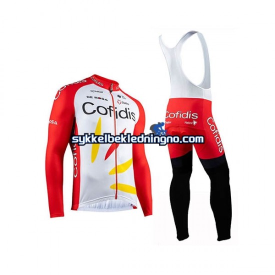 Herre 2020 Cofidis Pro Team sykkeldrakt + bib sykkelbukse N001