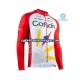 Herre 2020 Cofidis Pro Team Vinter sykkeldrakt + bib cykeltights N001