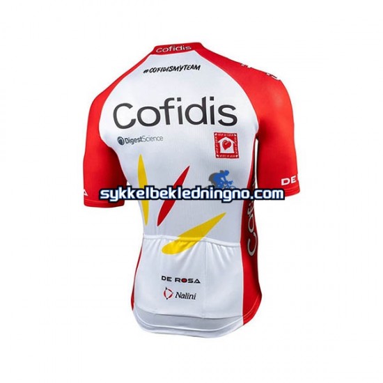 Herre 2020 Cofidis Pro Team sykkeldrakt Kortermet N001