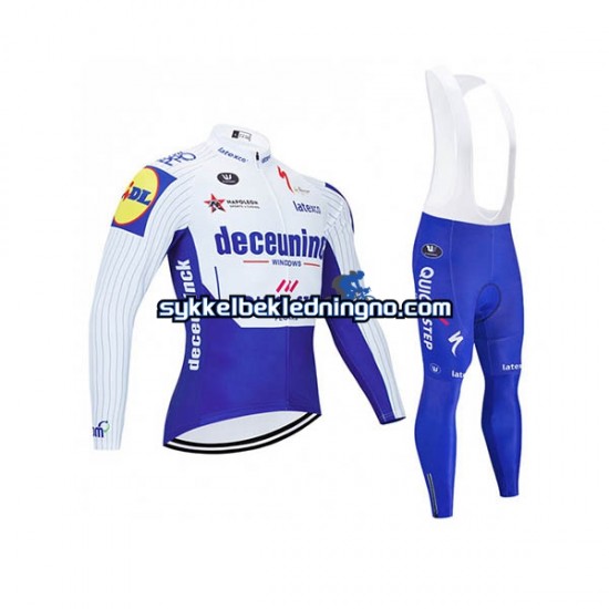 Herre 2020 Deceuninck–Quick-Step sykkeldrakt + bib sykkelbukse N001