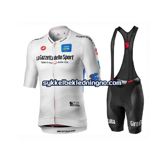 Herre 2020 Giro d Italia sykkeldrakt + bib sykkelshorts N001