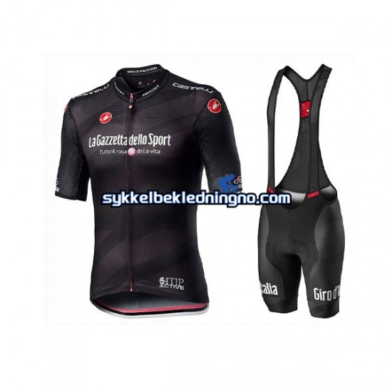 Herre 2020 Giro d Italia sykkeldrakt + bib sykkelshorts N003