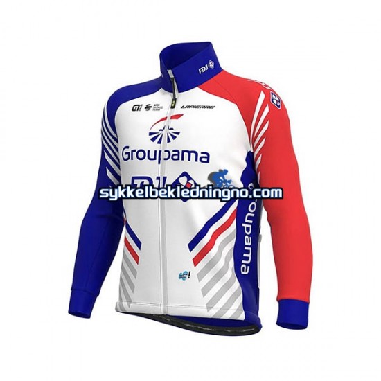 Herre 2020 Groupama–FDJ sykkeldrakt + bib sykkelbukse N001