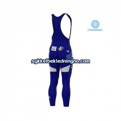 Herre 2020 Groupama–FDJ Vinter sykkeldrakt + bib cykeltights N001