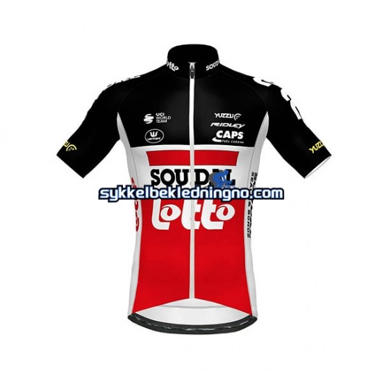 Herre 2020 Lotto Soudal sykkeldrakt + bib sykkelshorts N001