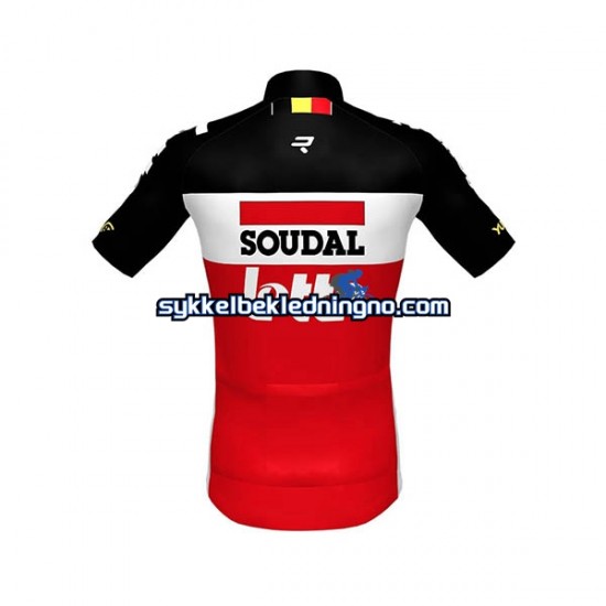 Herre 2020 Lotto Soudal sykkeldrakt + bib sykkelshorts N001