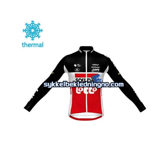 Herre 2020 Lotto Soudal Vinter sykkeldrakt + bib cykeltights N001