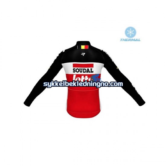 Herre 2020 Lotto Soudal Vinter sykkeldrakt + bib cykeltights N001