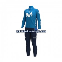 Herre 2020 Movistar Team sykkeldrakt + bib sykkelbukse N001